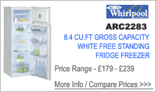 ARC2283 Whirlpool Fridge Freezer