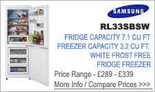 Samsung  RL33SBSW Fridge Freezer