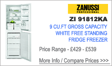 ZI9182KA Zanussi Fridge Freezer